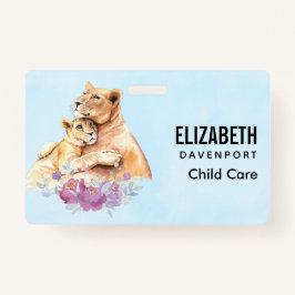 Niedliche Aquarellmütter Ausweis