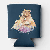 Niedliche Aquarellmütter Dosenkühler (Rückseite)