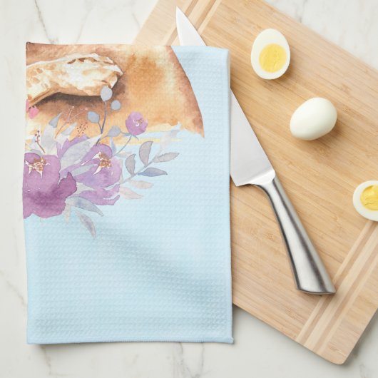 Niedliche Aquarellmütter Geschirrtuch (Viertel Falte)