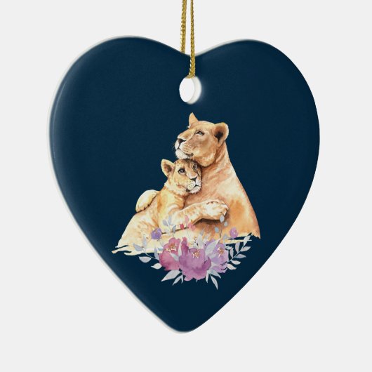 Niedliche Aquarellmütter Keramik Ornament (Rechts)