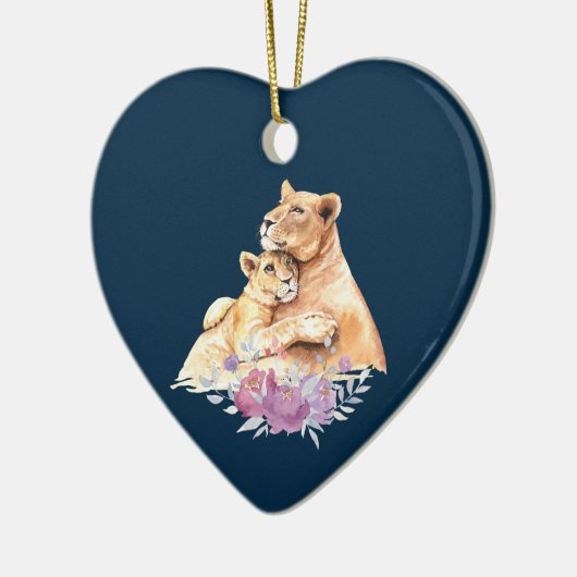 Niedliche Aquarellmütter Keramik Ornament (Links)