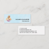 Niedliche Aquarellmütter Mini Visitenkarte (Vorne/Hinten)