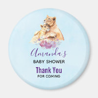 Niedliche Aquarellmütter mit Löwe- und Cub-Babydus