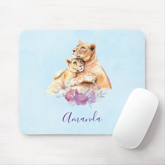 Niedliche Aquarellmütter Mousepad (Mit Mouse)