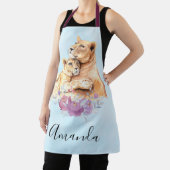 Niedliche Aquarellmütter Schürze (InSitu)