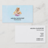 Niedliche Aquarellmütter Visitenkarte (Vorne/Hinten)