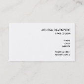 Niedliche Aquarellmütter Visitenkarte (Rückseite)