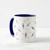 Niedliche Aquarellnussknacker Tasse (Vorderseite Links)