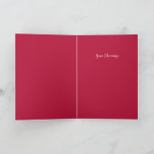 Niedliche Aquarellpanda mit Regenbogenherz Karte (Innenseite)