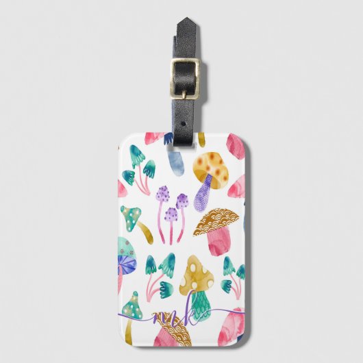 Niedliche Aquarellräume Gepäckanhänger (Vorderseite Vertikal)