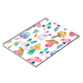 Niedliche Aquarellräume Notizblock (Linke Seite)