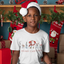 Niedliche Aquarellsanta & Snowmen Weihnachten