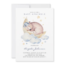 Niedliche Aquarellschläfer Baby Bear Baby Sprinkle