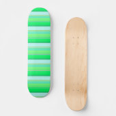 Niedliche Aquarellstreifen Skateboard (Vorderseite)