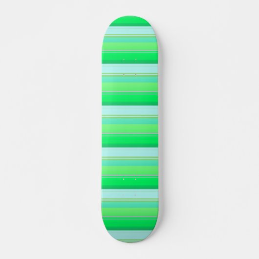 Niedliche Aquarellstreifen Skateboard (Vorne)