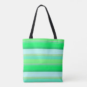 Niedliche Aquarellstreifen Tasche (Rückseite)