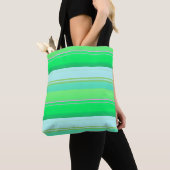 Niedliche Aquarellstreifen Tasche (Von Nahem)