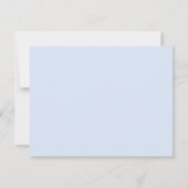 Niedliche Aquarelltiere aus dem Kinderzimmer flach Dankeskarte (Rückseite)