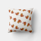 Niedliche Aquarelltiere Kissen (Rückseite)