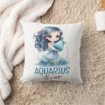 Niedliche Aquarius Aquarius Zodiac Name