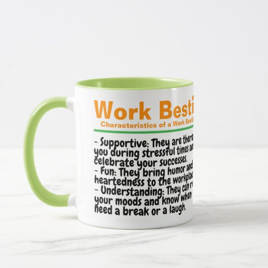 Niedliche Arbeit Bestie Sprichwort Geschenk | CoWo Tasse (Links)
