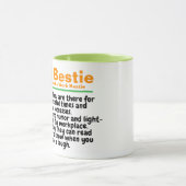 Niedliche Arbeit Bestie Sprichwort Geschenk | CoWo Tasse (Zentrum)