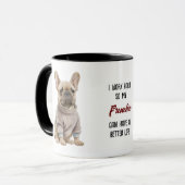 Niedliche Arbeit für meinen Hund Tasse (Vorderseite Links)