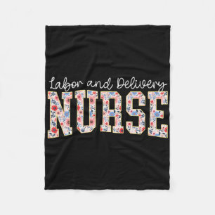 Niedliche Arbeit und Lieferung Krankenschwester Gr Fleecedecke