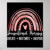 Niedliche Arbeitstherapie MotivationsInspirier sch Poster (Vorne)