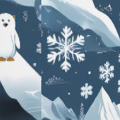 Niedliche Arktis Friends Pattern Peel and Stick Tapete (Naht)