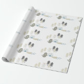 Niedliche arktische Wintertiere Geschenkpapier (Ungerollt)