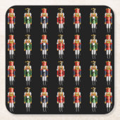 Niedliche Army of Nutty Nutcracker Tocker Soldiers Rechteckiger Pappuntersetzer (Vorderseite)