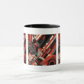 Niedliche Art Deco Liebhaber Tasse (Zentrum)