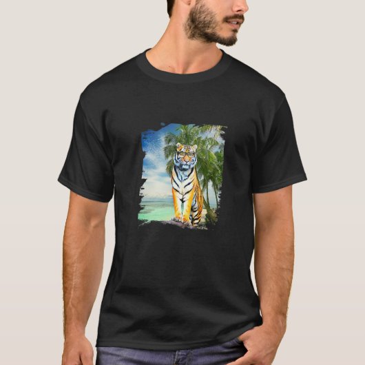 Niedliche Art Tiger Lover für Damen und Herren Jun T-Shirt (Vorderseite)