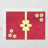 Niedliche asiatische Einladung (Rückseite)