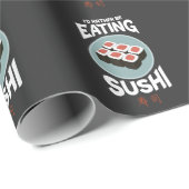 Niedliche asiatische Küche Kawaii Sushi Rice Fisch Geschenkpapier (Rolleneckpunkt)
