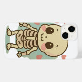 Niedliche, ästhetische Skelettgestaltung iPhone-Ab Case-Mate iPhone Hülle (Rückseite (Horizontal))