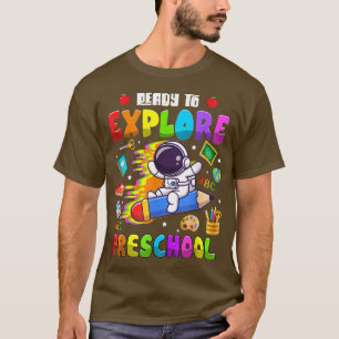 Niedliche Astronautenjunges Girls ready to Eplore T-Shirt