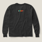 Niedliche Astronautenkatzenrakete im All (Design Rückseite)