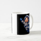 Niedliche Astronautenkinder Kaffeetasse (VorderseiteRechts)