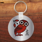 Niedliche Athener Auwl Tetradrachm-Münze Altgriech Schlüsselanhänger (Vorderseite)