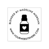 Niedliche ätherische Öle Gummistempel (Prägung)