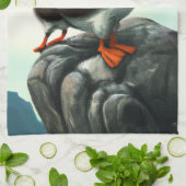 Niedliche Atlantikküste Geschirrtuch (Gefaltet)