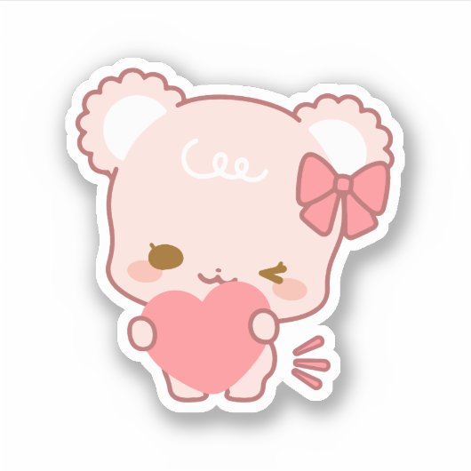 niedliche aufkleber (Vorderseite)