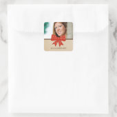 Niedliche Aufkleber für den Abschluss "Red Bow" (Tasche)