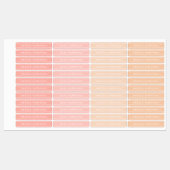 Niedliche Aufkleber für die Ribbon-Pastel Wasserfe (Blatt)