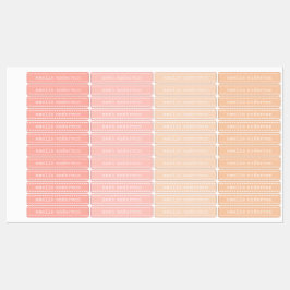 Niedliche Aufkleber für die Ribbon-Pastel Wasserfe