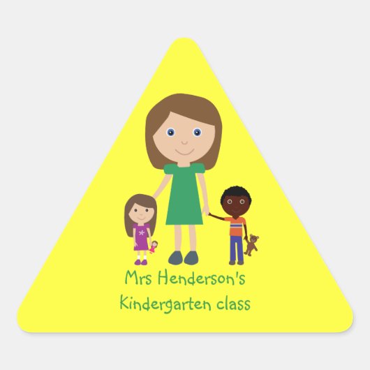 Niedliche Aufkleber für Kindergarten Kinder! (Vorderseite)