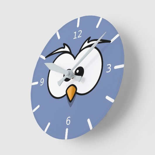 Niedliche Augen - Persönliche Gestaltung Runde Wanduhr (Winkel)