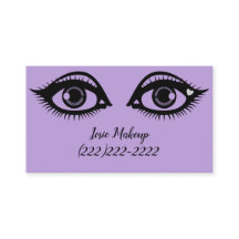 Niedliche Augen Print Makeup Artist Lavendel Farbe